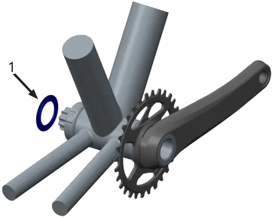 PRAXIS M24 MTN Crank Cadet Mountain Bike Crankset A04A