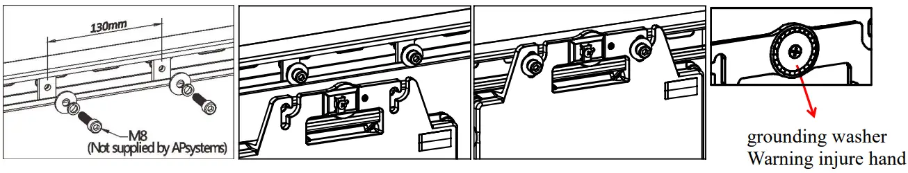 Attach the APsystems