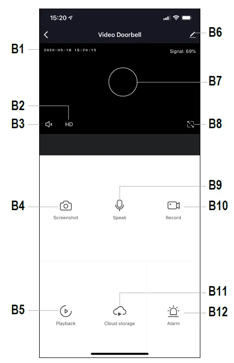sygonix-SY-DB-400-Wi-Fi-Doorbell-with-Camera-FIG-5