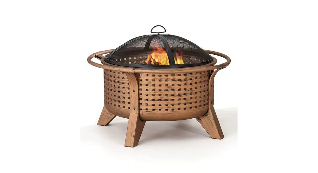 Sunjoy Group A301026800 Woven 30 Inch Outdoor Round Wood Burning Firepit Instruction Manual Sunjoy Group A301026800 Woven 30 Inch Outdoor Round Wood Burning Firepit Instruction Manual