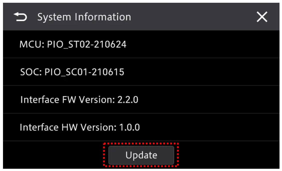 Updating the firmware on your unit