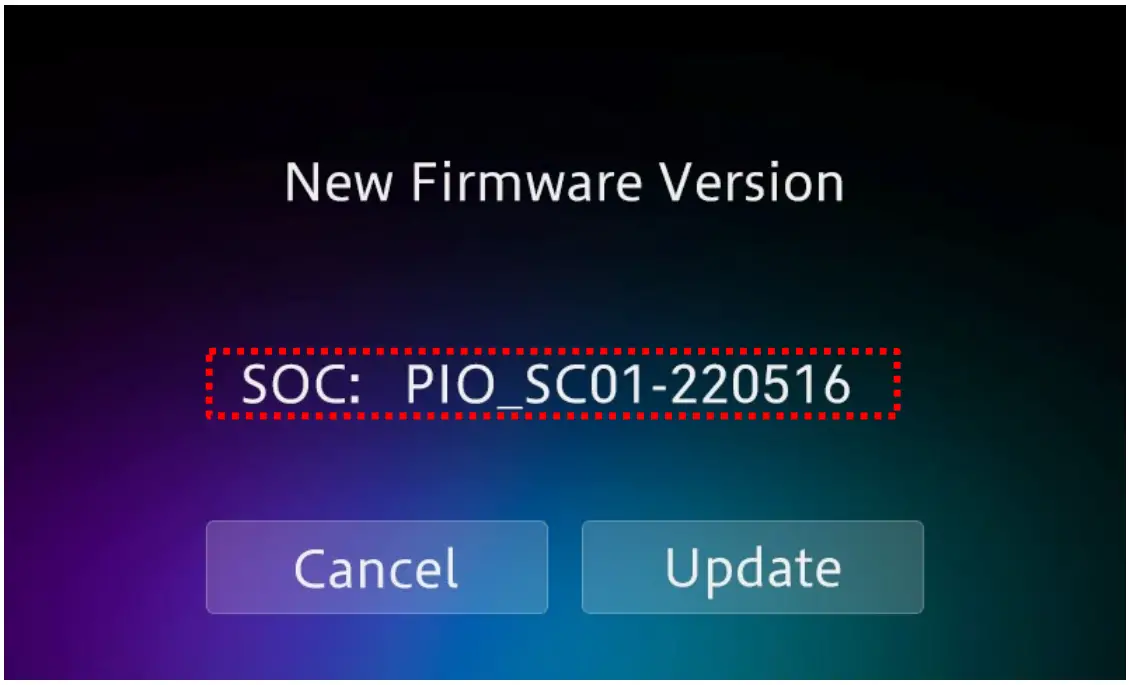 Updating the firmware on your unit