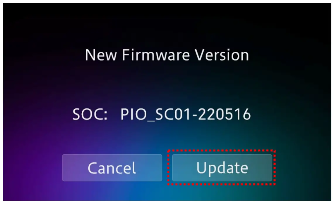 Updating the firmware on your unit
