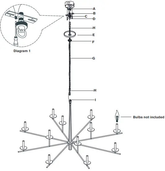 VISUAL COMFORT IKF 5724 Arnav Grande 12-Light Chandelier-fig2
