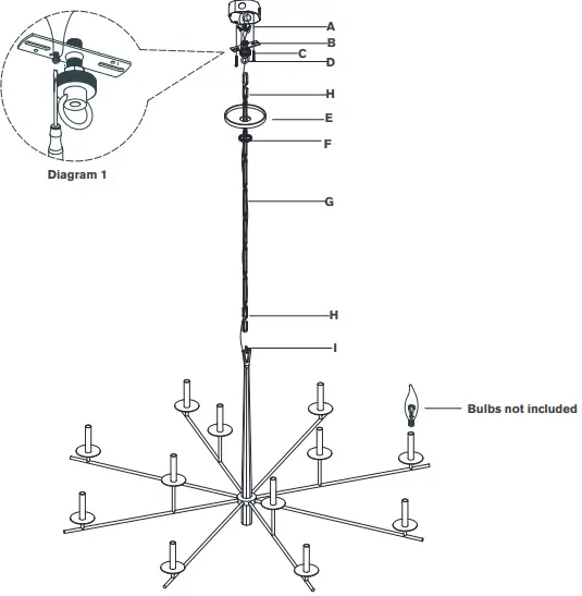 VISUAL COMFORT IKF 5724 Arnav Grande 12-Light Chandelier-fig3
