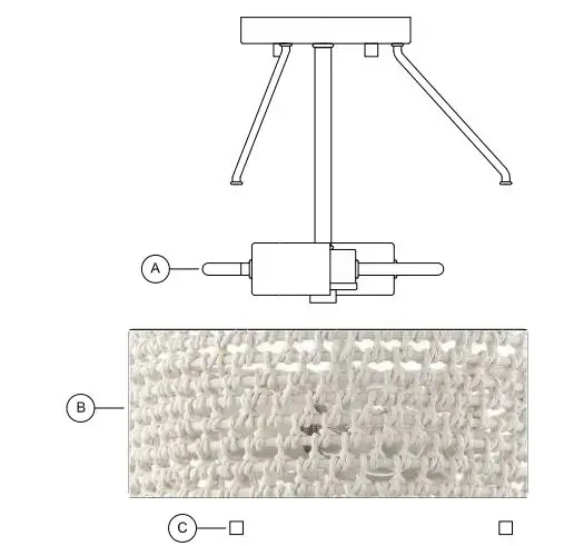 PROGRESS LIGHTING P350223 Sugar Reef 12 Inch 2-Light Cottage White Semi-Flush Mount Ceiling Light-1