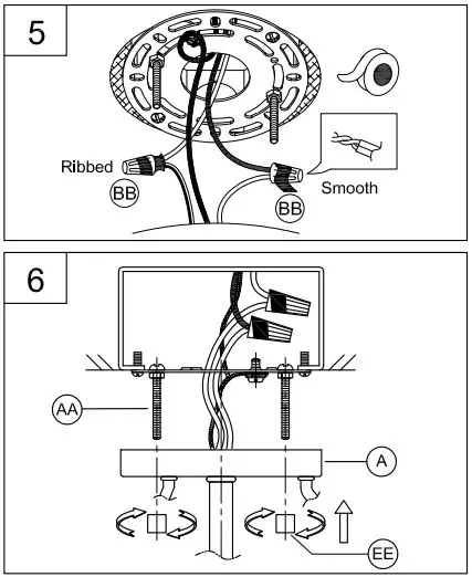 PROGRESS LIGHTING P350223 Sugar Reef 12 Inch 2-Light Cottage White Semi-Flush Mount Ceiling Light-7