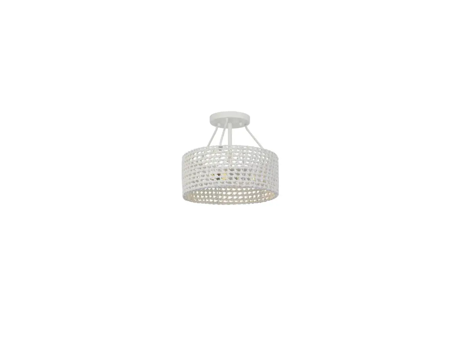 Progress Lighting P350223 Sugar Reef 12 Inch 2-light Cottage White Semi-flush Mount Ceiling Light Installation Guide
