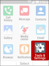 Select Tools & Settings