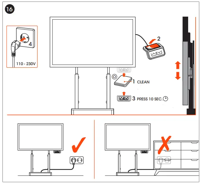 vogel-s-2005-and-2008-RIS-Motorized-Display-Lift-Floor-Wall-Solution-FIG16
