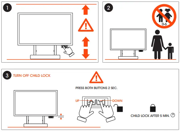 vogel-s-2005-and-2008-RIS-Motorized-Display-Lift-Floor-Wall-Solution-FIG18