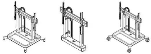 vogel-s-2005-and-2008-RIS-Motorized-Display-Lift-Floor-Wall-Solution-FIG3