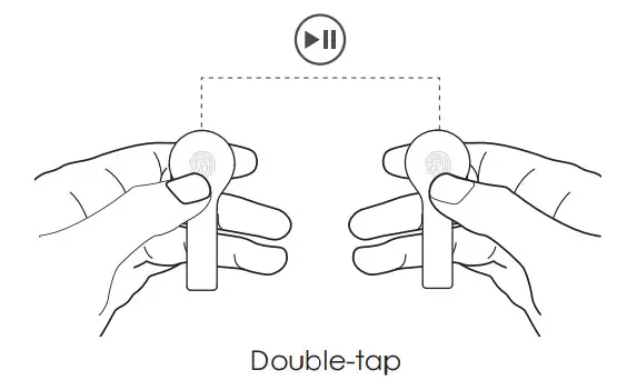 AUKEY EP-T21 True Wireless Earbuds with Noise Cancellation Mic - Play Pause