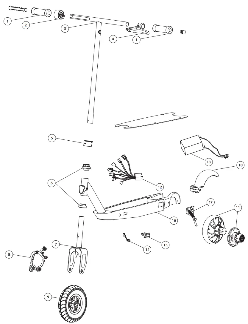 Razor BlackLabelE100 Electric Hub Motor Scooter - fig 16