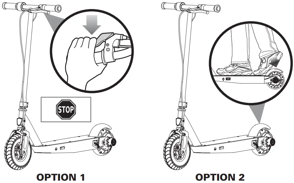 Razor BlackLabelE100 Electric Hub Motor Scooter - fig 6