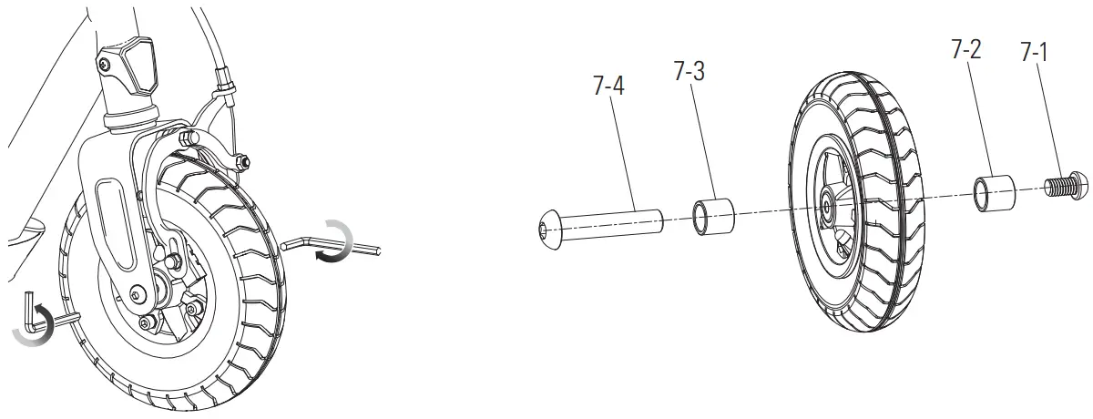 Razor BlackLabelE100 Electric Hub Motor Scooter - fig 8