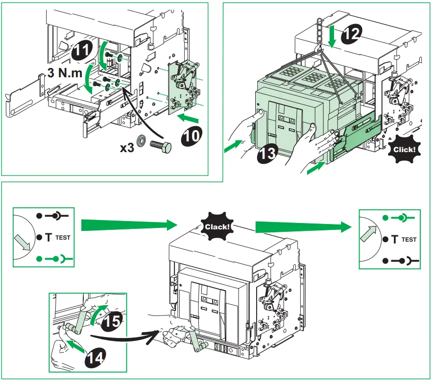 Installing the interlock plates