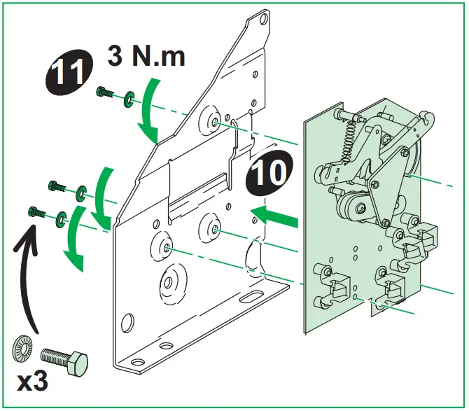 Installing the interlock plates