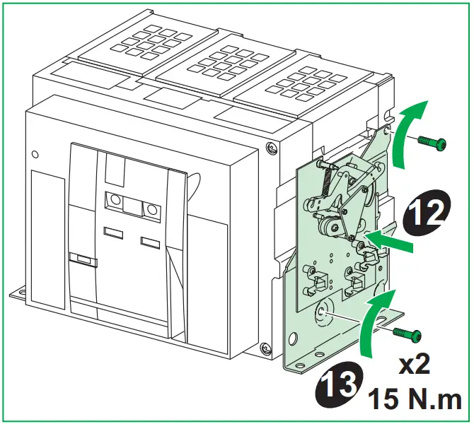 Installing the interlock plates