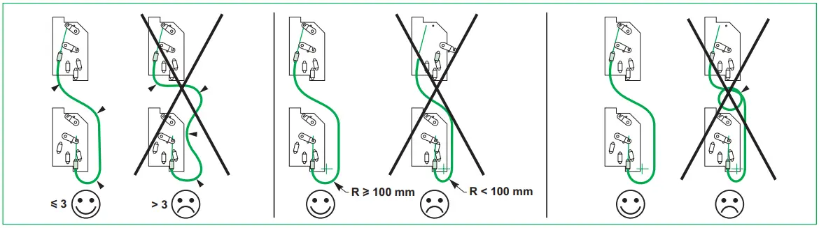 Installing the interlock cables