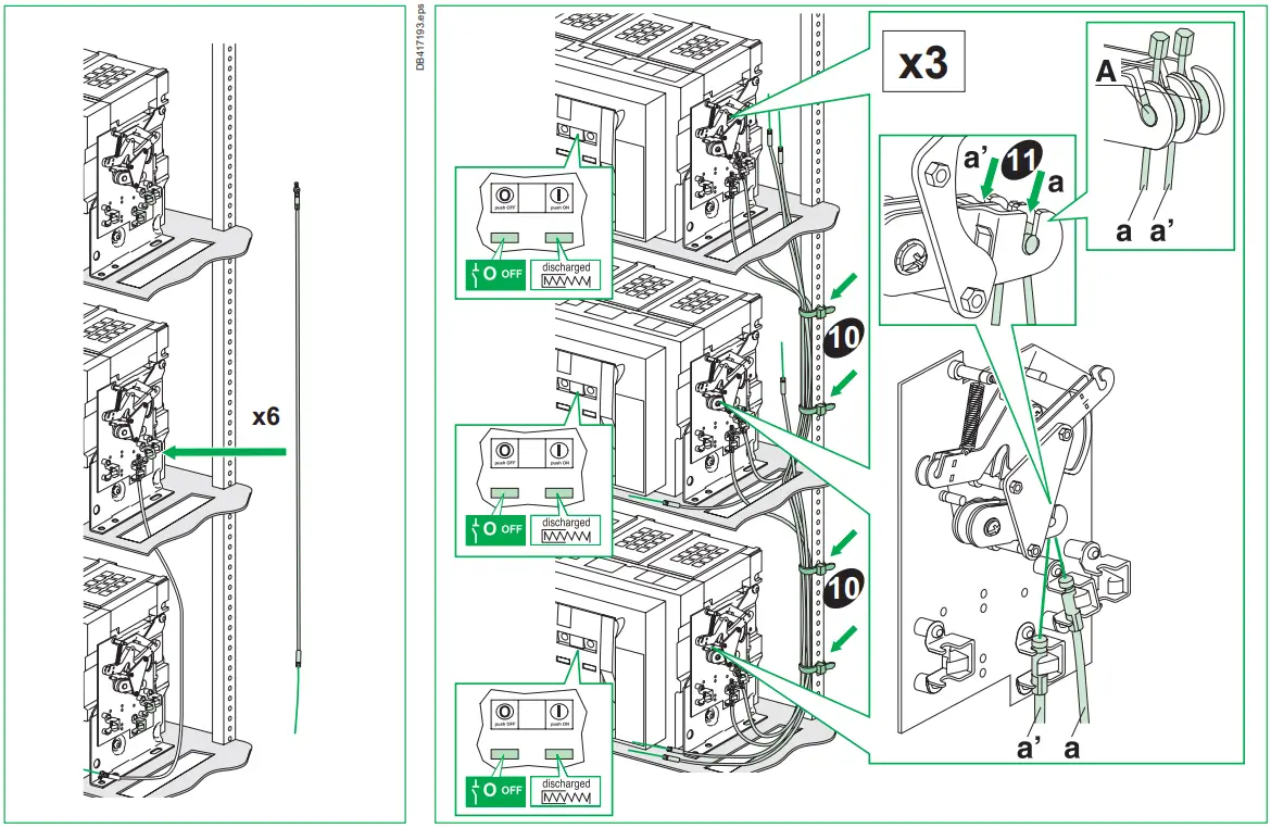 Installing the interlock plates