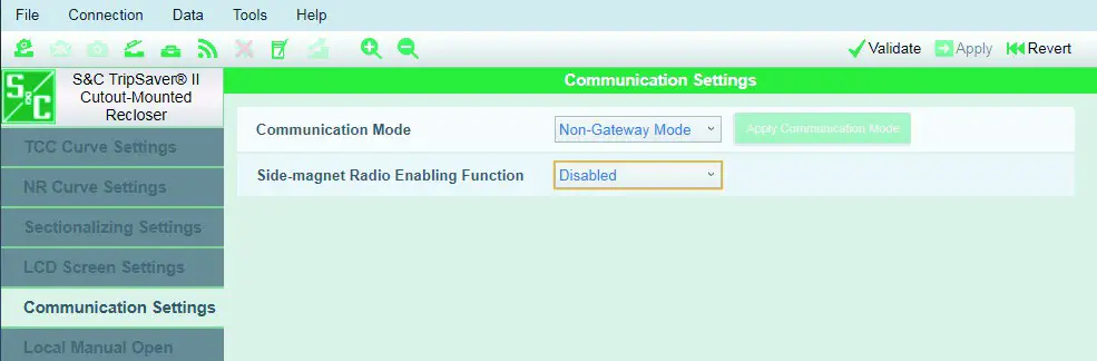 S C TripSaver II Cutout Mounted Recloser Outdoor Distribution Kit - Configuration 110