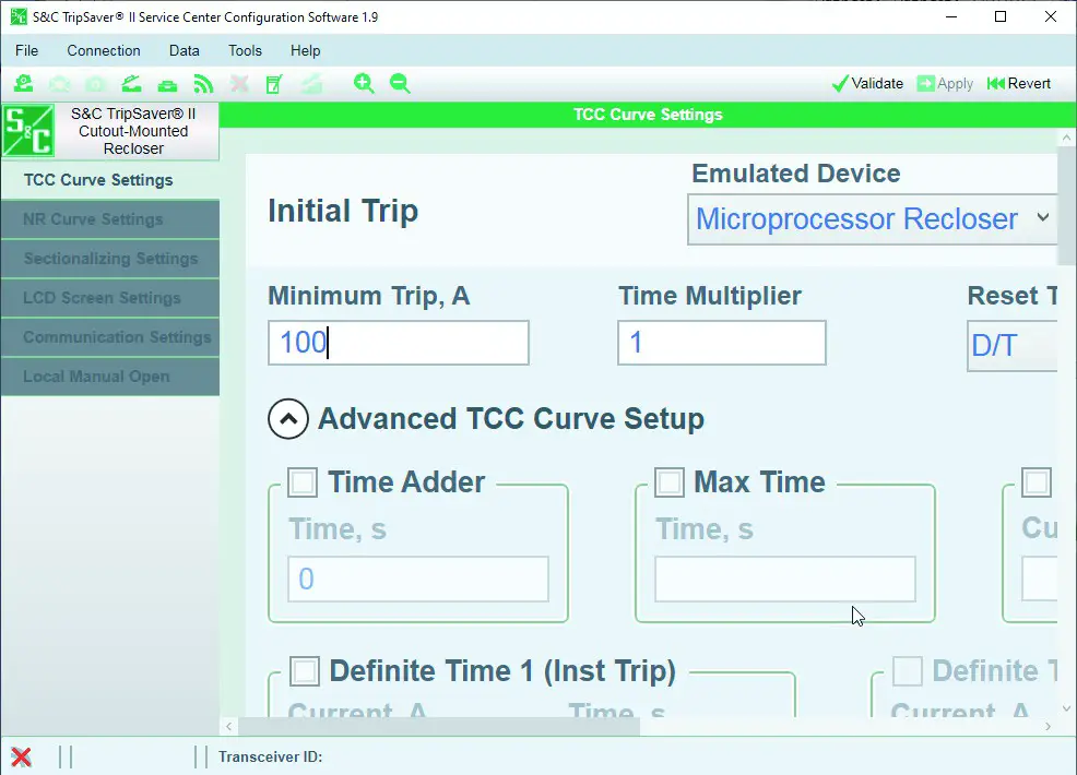 S C TripSaver II Cutout Mounted Recloser Outdoor Distribution Kit - Configuration 34