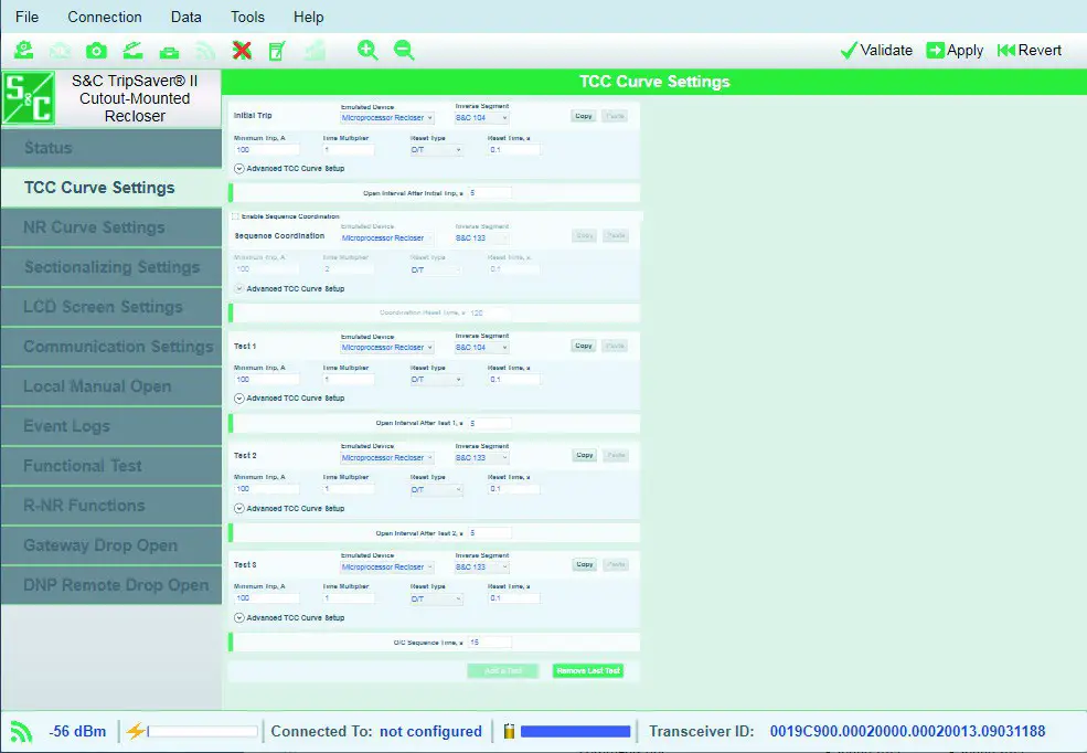 S C TripSaver II Cutout Mounted Recloser Outdoor Distribution Kit - Configuration 35