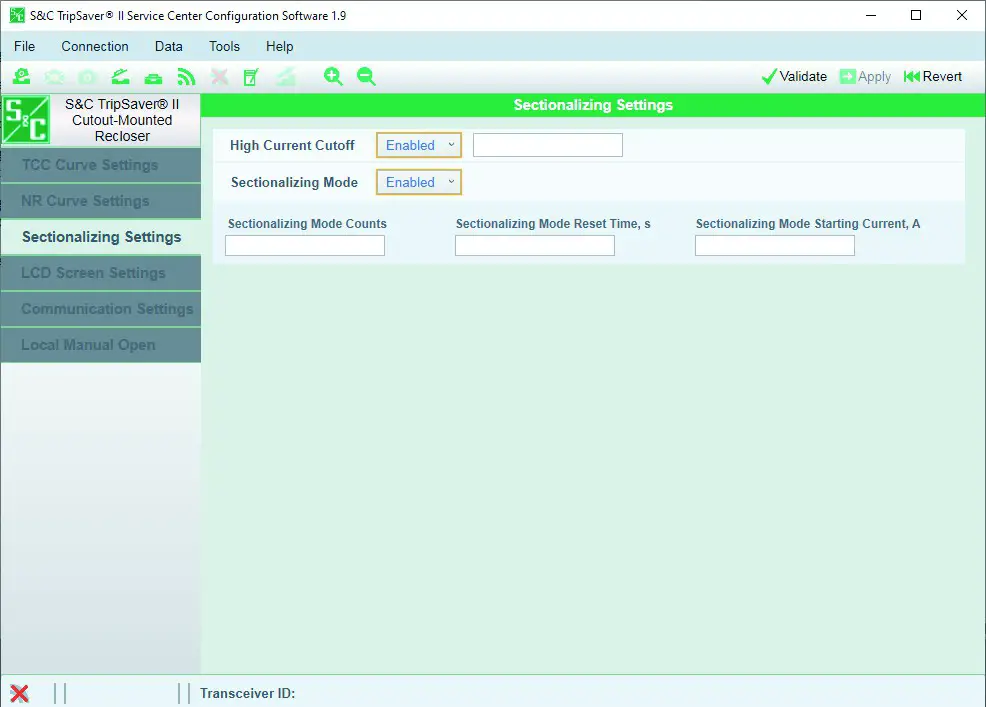 S C TripSaver II Cutout Mounted Recloser Outdoor Distribution Kit - Configuration 75