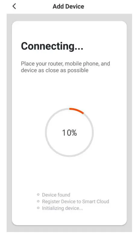 Pairing your Device Figure 5