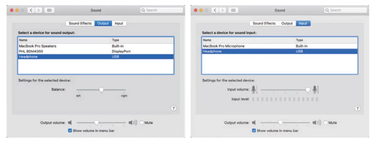 Sound Setting for Mac