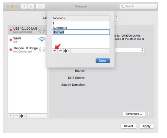 How to create a new location of IP address