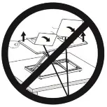 VIVO DESK-V102EW Controller - Caution 3