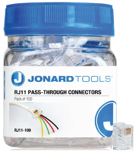 JONARD-TOOLS-RJ11-Pass-Through-Connectors-PRO