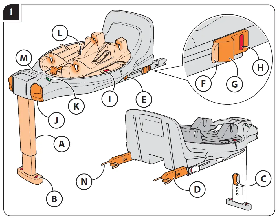 Inglesina Base Auto Darwin 360° i-Size 1