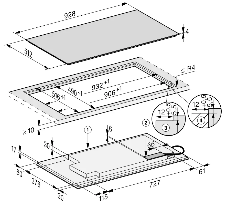 Miele KM7899 2FL Induction Cooktop - Surface2