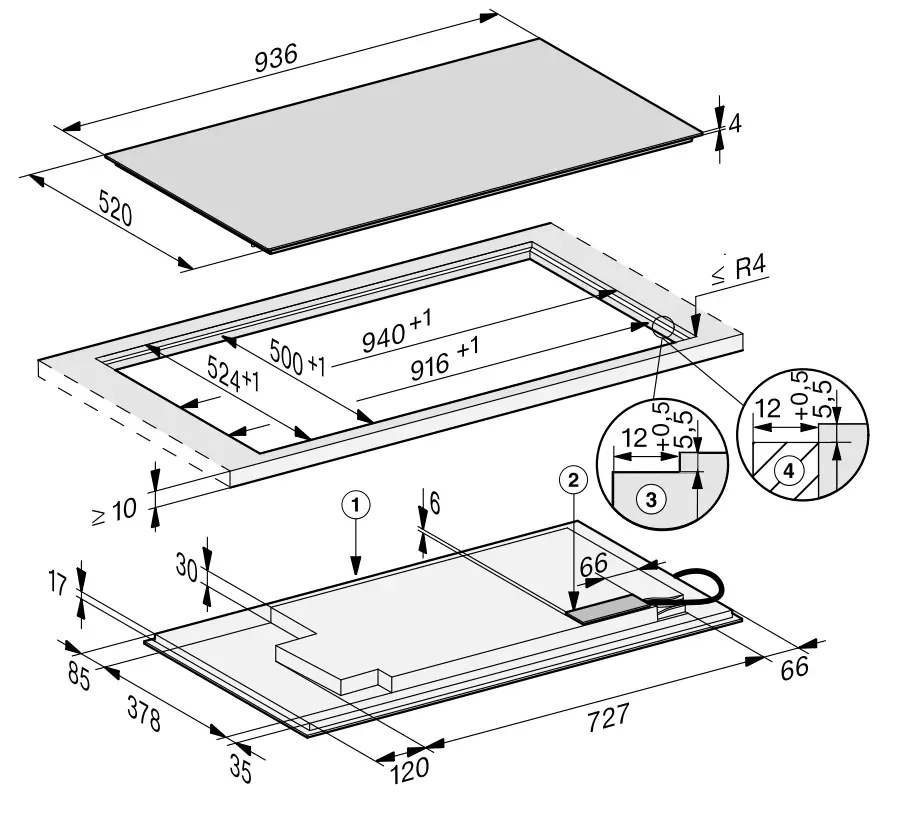Miele KM7899 2FL Induction Cooktop - Surface3