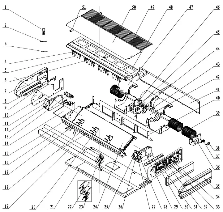 PARTNERS choice GFU36 10 6 USV4DH U Match System FloorCeiling Type - overview 1