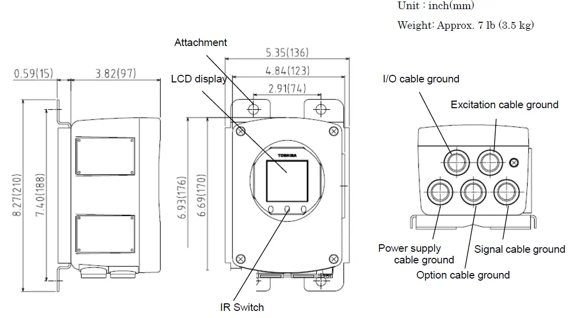 TOSHIBA-TIC-LF654T-Electromagnetic-Flowmeter-FIG-12