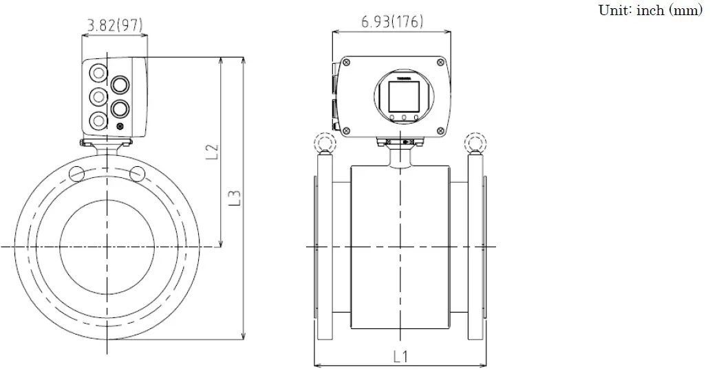 TOSHIBA-TIC-LF654T-Electromagnetic-Flowmeter-FIG-4