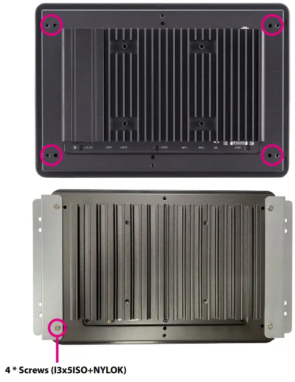NEXCOM XPPC 10-200 Wide Screen Touch Computer - VESA Mount Kit 2