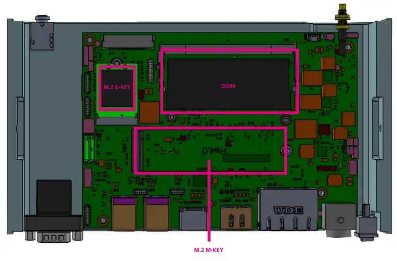 NEXCOM XPPC 10-200 Wide Screen Touch Computer - WiFi module