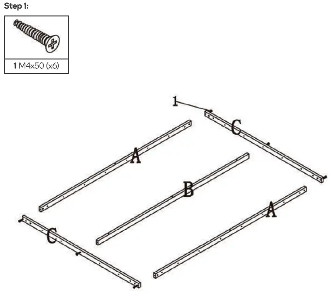 kogan KAPARKEBQBA Parker Bed assembly