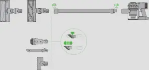 installing vacuum cleaner