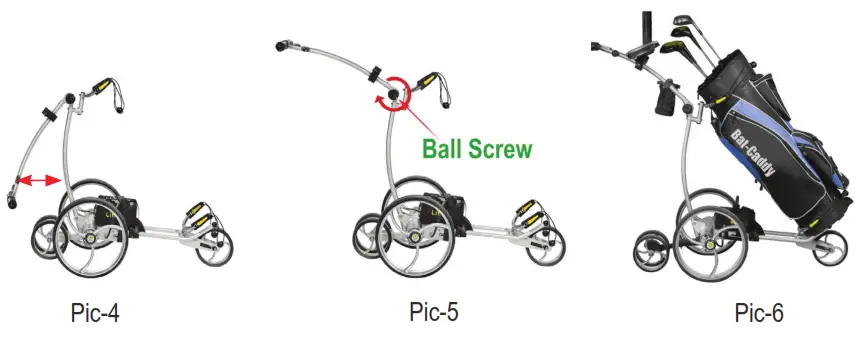 Bat-Caddy X8 Series Electric Golf Caddy - ASSEMBLY INSTRUCTIONS 1