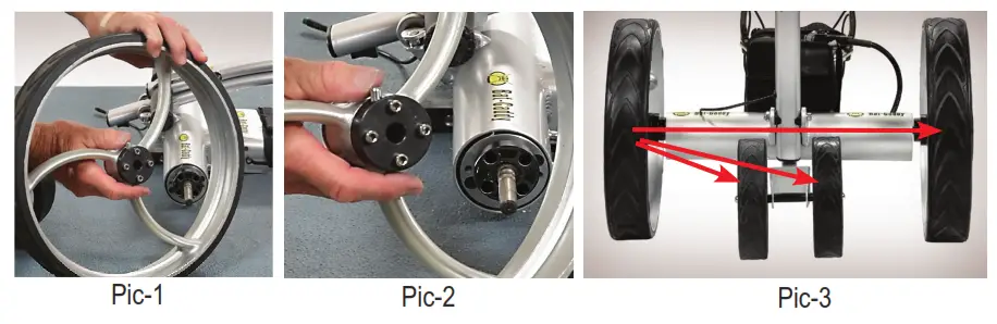 Bat-Caddy X8 Series Electric Golf Caddy - ASSEMBLY INSTRUCTIONS