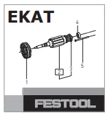 FESTOOL TPC 18 4 Cordless Impact Drill - Festool spare