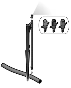 DIG GE200 Drip and Micro Sprinkler Watering System - coverage