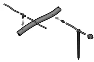 DIG GE200 Drip and Micro Sprinkler Watering System - dripper