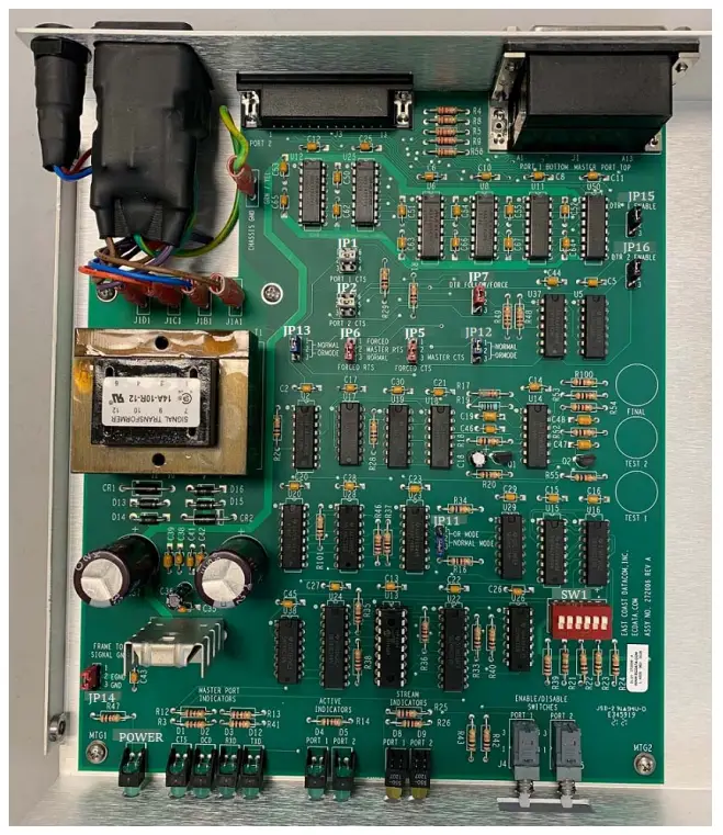 EAST COAST DATACOM MSD-2 RS-232 Modem Sharing Device fig3